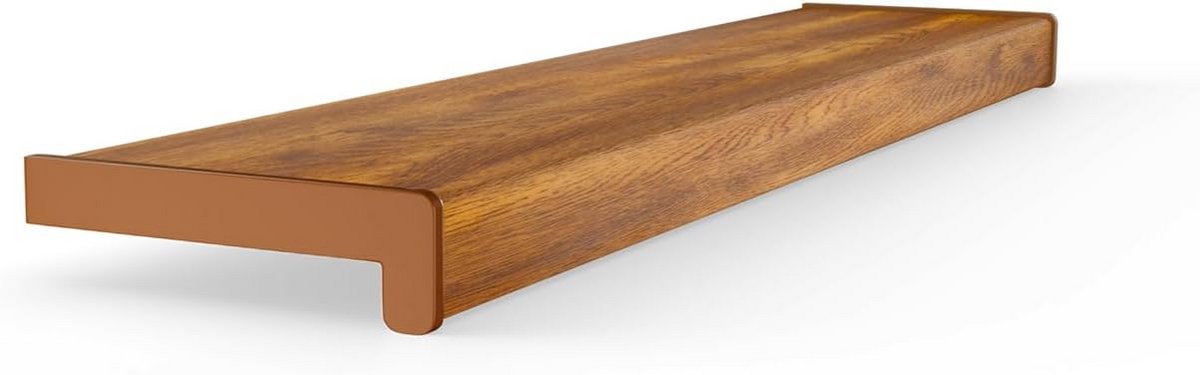 Vensterbank PVC - Vensterplank Kunststof - Binnen Decoratie - Vocht & Temperatuur bestendig - 20x120 cm - Eiken Goud