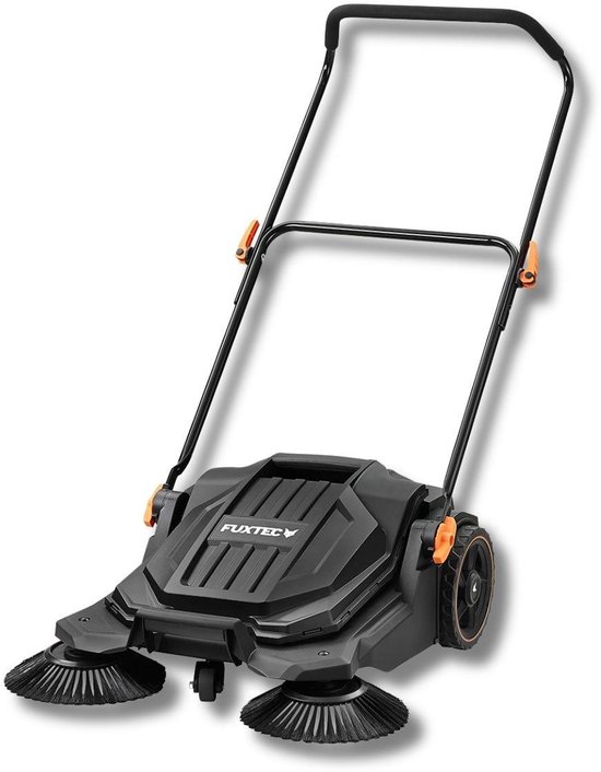 FUXTEC FX-HK65 Handveger 650 mm breed, opvangbak 20 L, voor buitenoppervlakken tot 2000 m², opritten en terrassen van FUXTEC — afbeelding 3