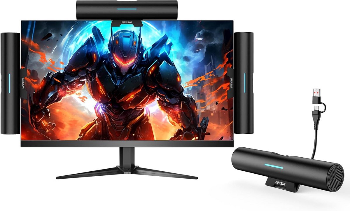 Universele USB/Type-C Soundbar met Draadloze Verbinding - Universele - €252,89