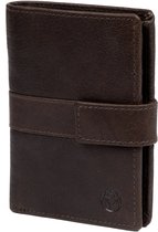 Portefeuille Montreal business en cuir marron RFID