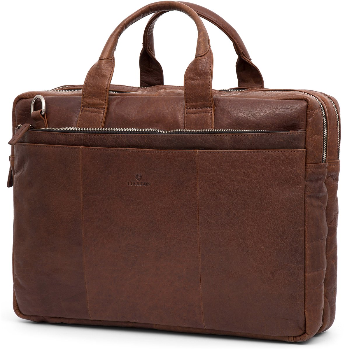 Montreal XL Tankleurige Leren Laptoptas