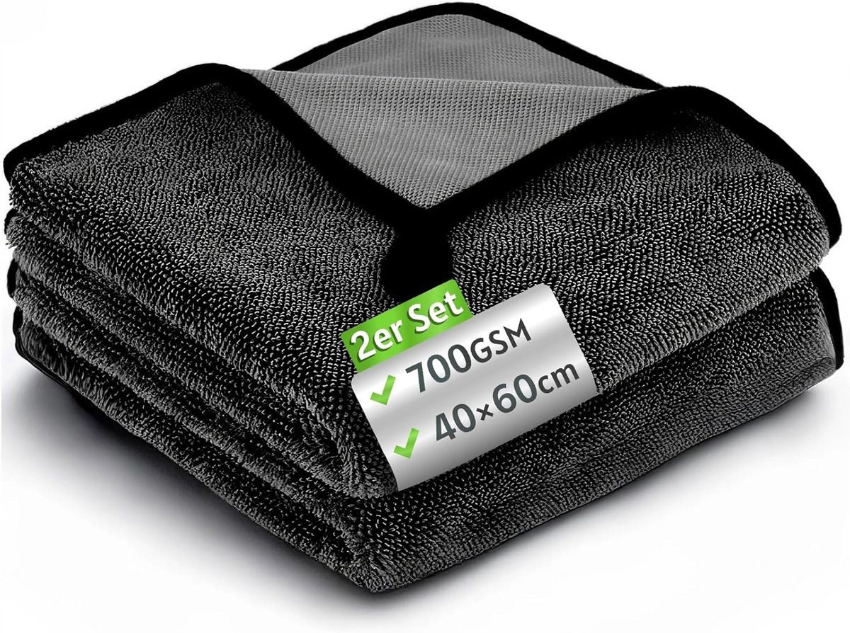XXL Sneldrogende Microvezeldoeken Set van 2 voor Auto en Badkamer
