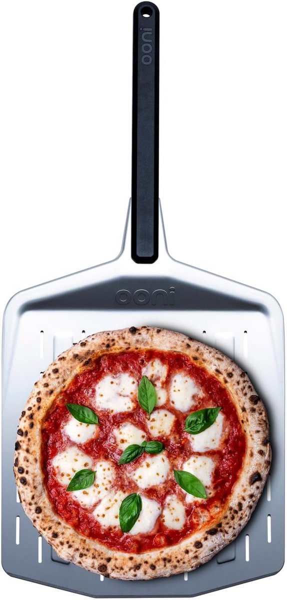Geperforeerde Aluminium Pizzaschep voor Oven - Lichtgewicht en Duurzaam