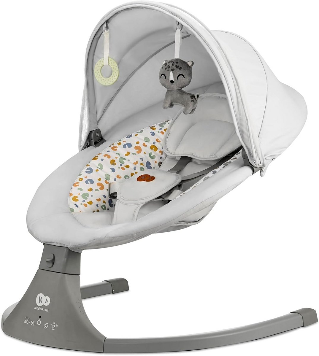 Elektrische Baby Schommelstoel Vanaf de Geboorte met 5 Schommelstanden