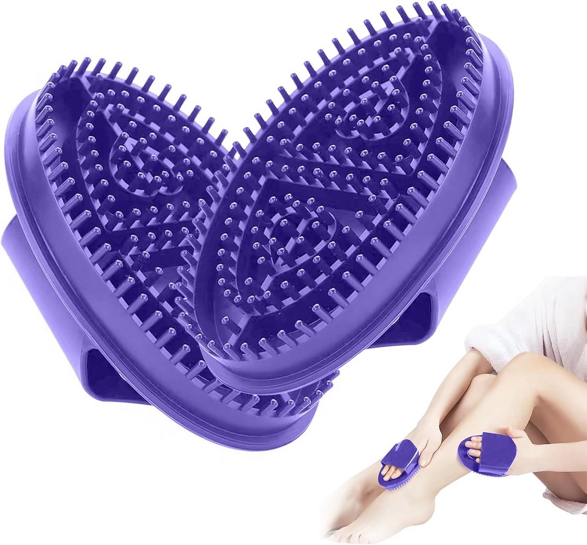 2x Professionele Massageborstel voor Meridianen en Lichaamsvorming