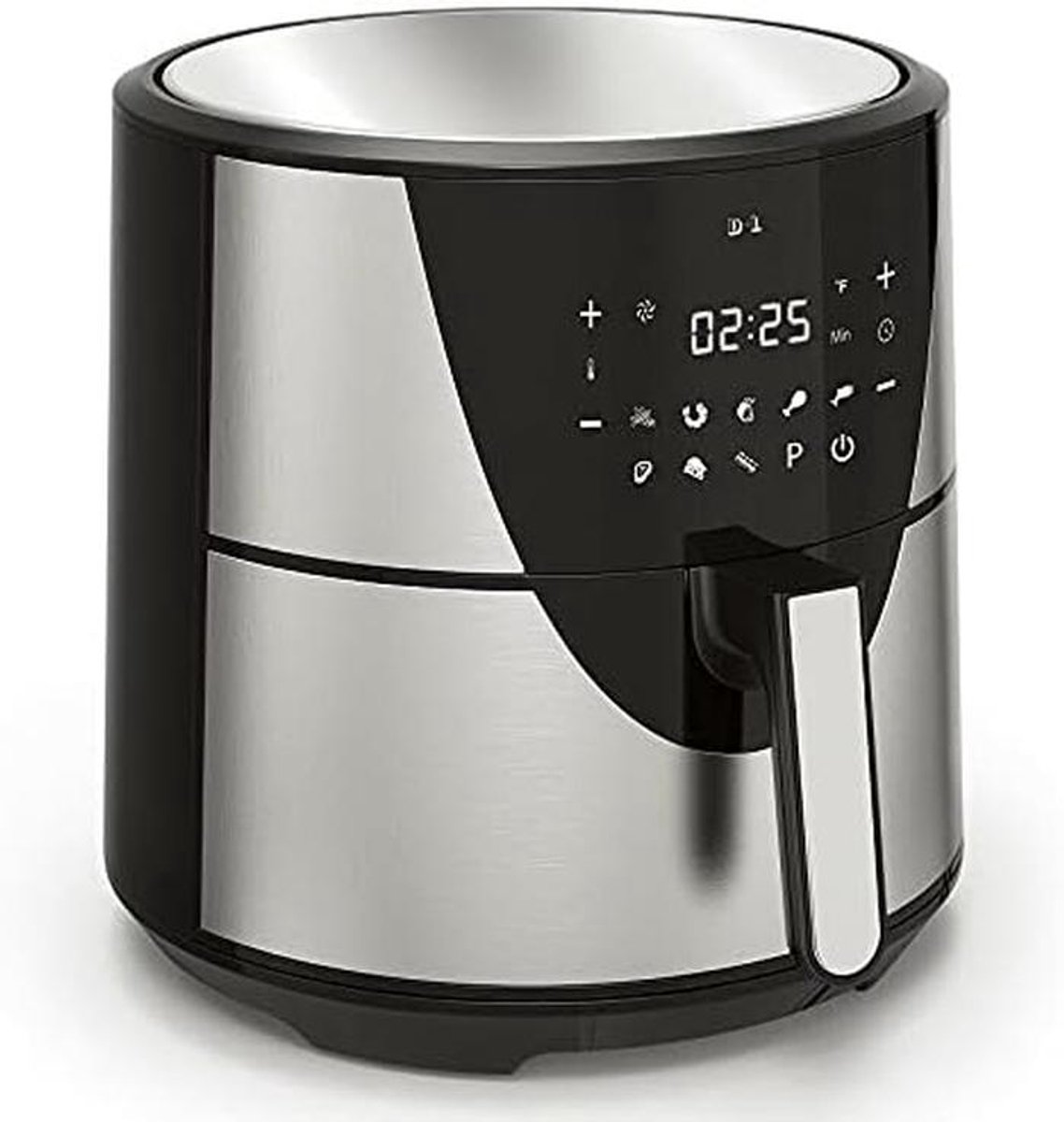 XXL Heteluchtfriteuse 8 Liter 1700W met 8 Programma's