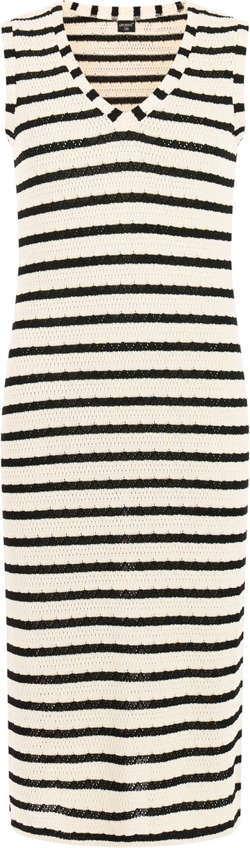 Protest PRTExotic Midi-jurk Dames Normale pasvorm Mouwloos Crème Kitoffwhite