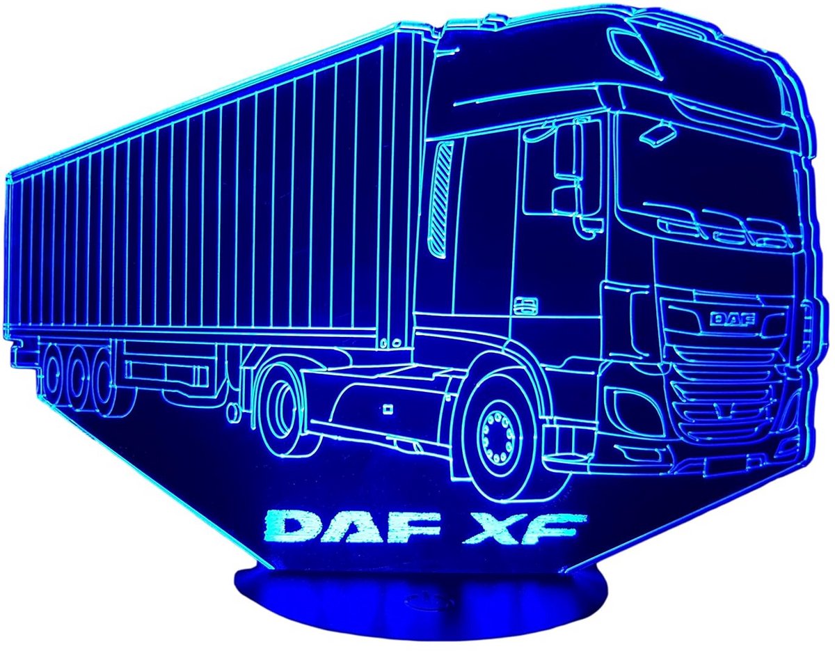 3D Illusie LED Lamp met 7 Kleuren Verlichting