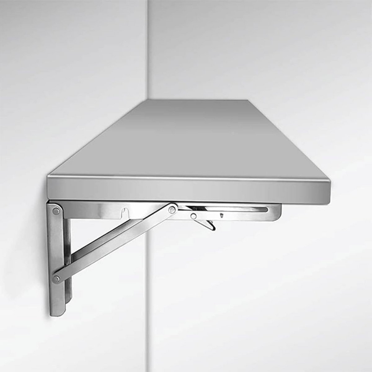 Inklapbare Wandtafel van Robuust Roestvrij Staal voor Zware Belasting