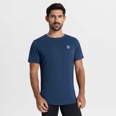 Rogelli Core Heren Hardloopshirt - Korte Mouw - Ademend - Blauw