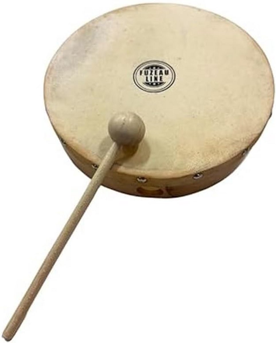 Houten Tamboerijn 15 cm Zonder Bellen - Muziekinstrument voor Kinderen en Volwassenen