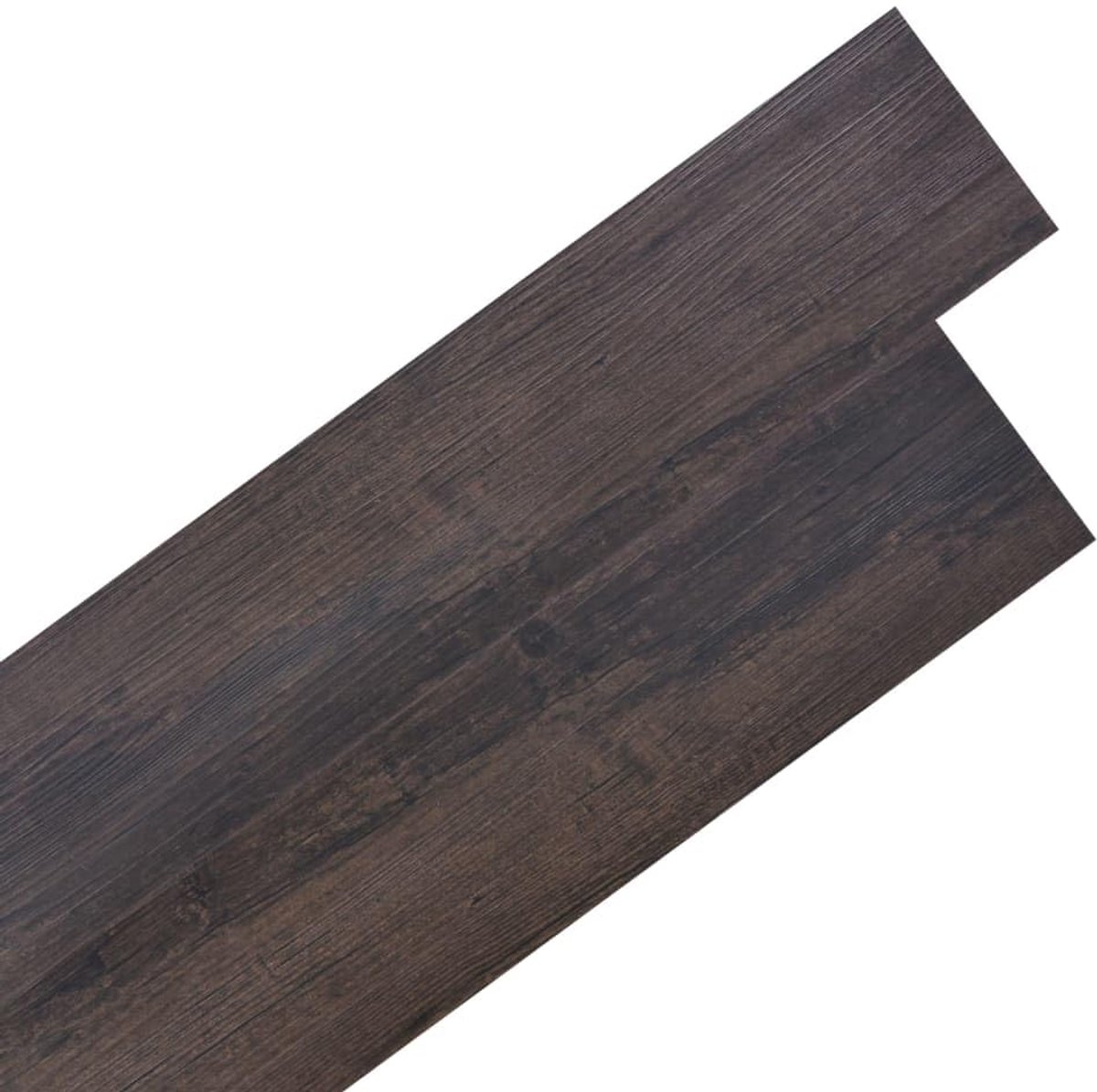 Zelfklevende PVC Vloerplanken Donkerbruin 2,51 m² Dikke slijtlaag