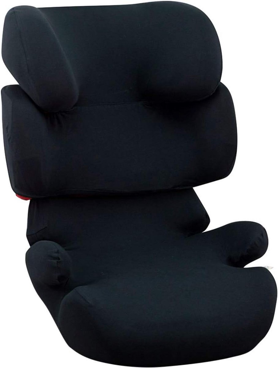 Hoes voor Kinderautostoel Compatibel met Cybex Solution Fix - Zwarte Beschermhoes – foto 3