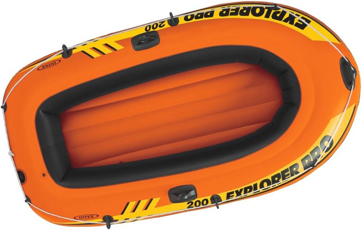 Opblaasboot voor 2 personen, stevige I-beam bodem, 196x102 cm