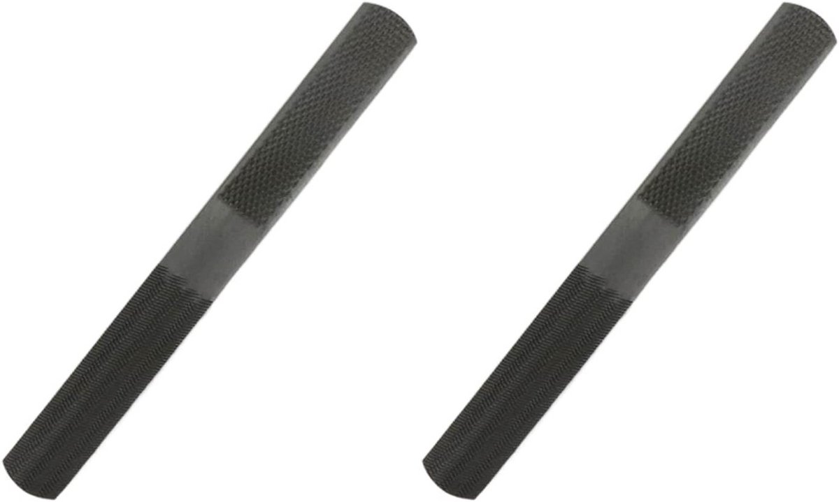 Set van 2 Stalen Vijlen - Halfrond en Plat - 8 Inch Multivijl voor Metaal & Hout Bewerking