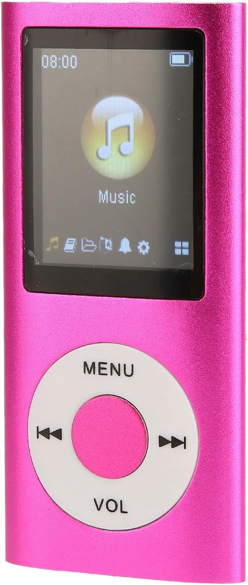 Draagbare MP3 Speler met 64GB Geheugen, Bluetooth en FM Radio