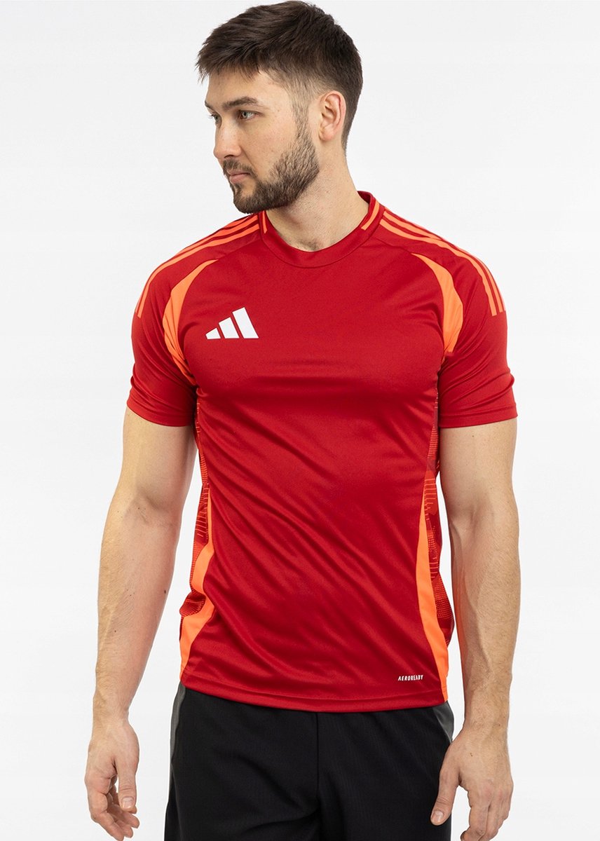 adidas Sportshirt Heren Tiro 24 – Polyester Rood