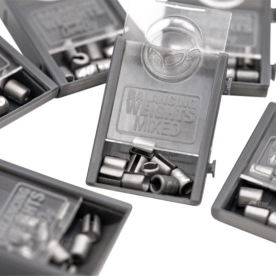 Korda Dark Matter Balancing Weights - 0.35g - Zilver van Korda — afbeelding 4