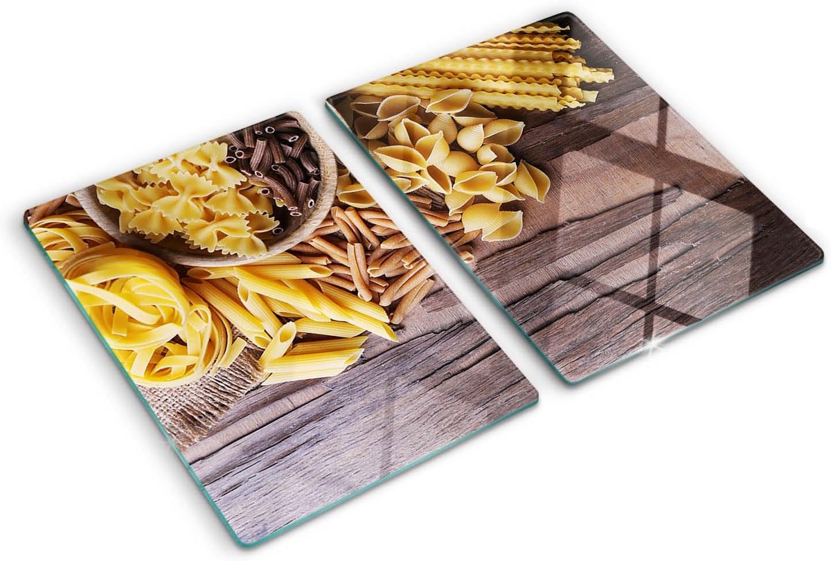 Hittebestendige Snijplank van Gehard Glas 40x52cm - Kruidenbeschermer en Werkblad