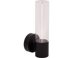Lucide FILANI - Wandlamp Binnen/Buiten - LED - 1x8W 2700K - IP54 - Zwart - Essential