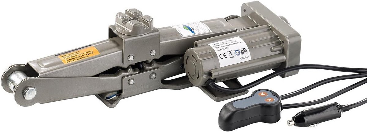 Elektrische Auto Krik 12V Schaarkrik tot 2 Ton - Eenvoudig Hoge Lift