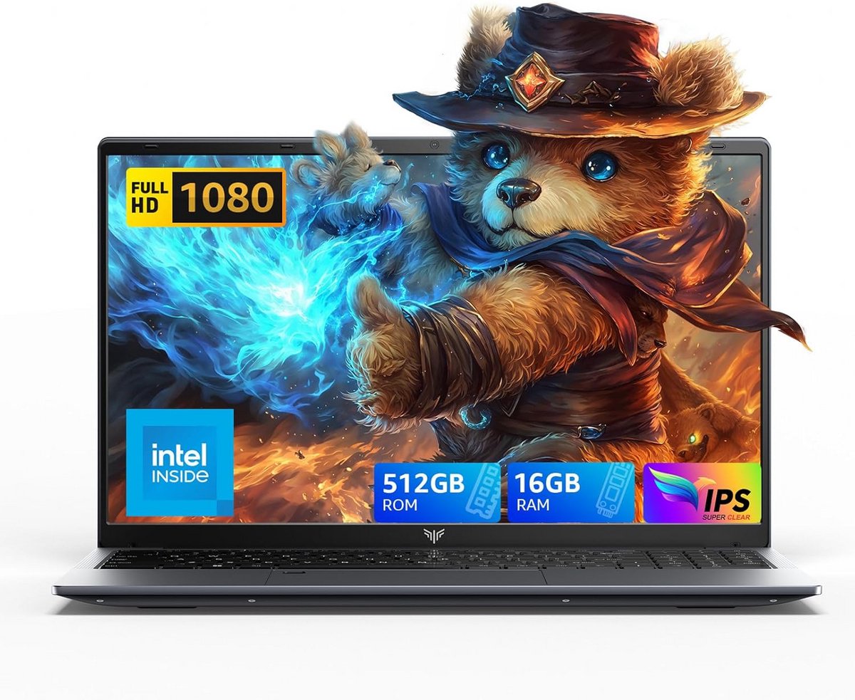 Krachtige 15.6 Inch Full HD Laptop met Snelle Processor, 8GB RAM en 256GB SSD