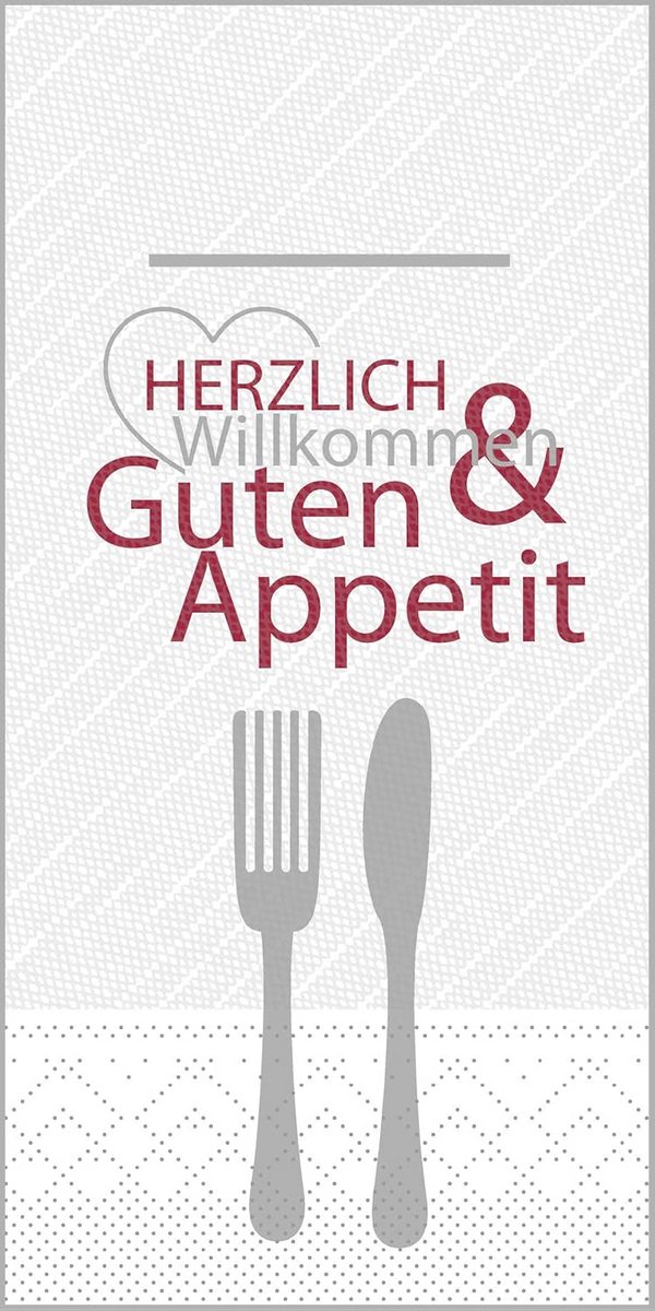 Horeca Bestekservetten 40x40 cm Bordeaux 4-laags - 100 Stuks