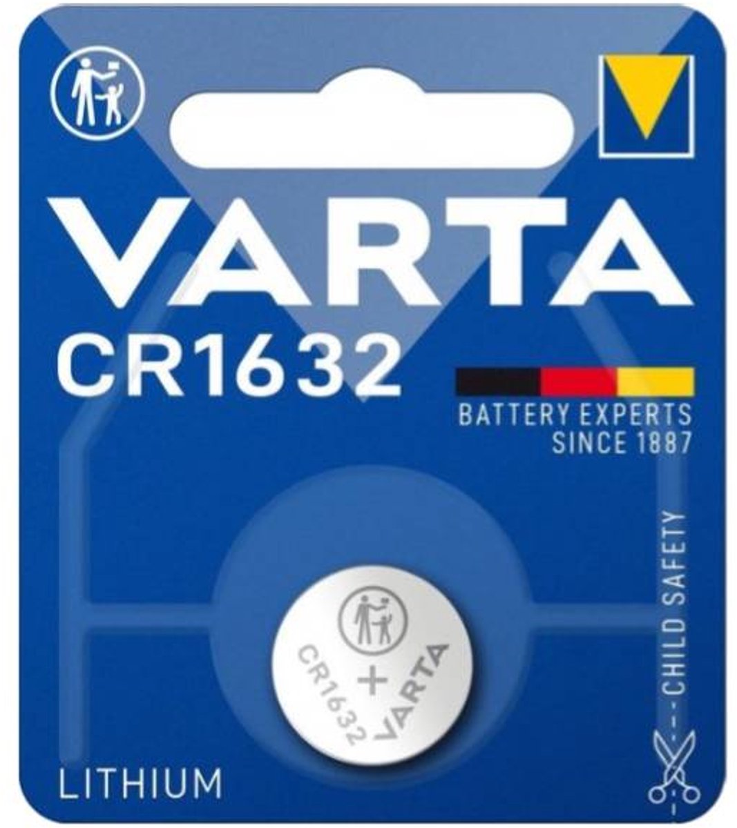2x Knoopcel batterij - CR1632 - 3V - 140mAh - Lithium batterij - Button cell battery - Kleine elektronica - Jonyx