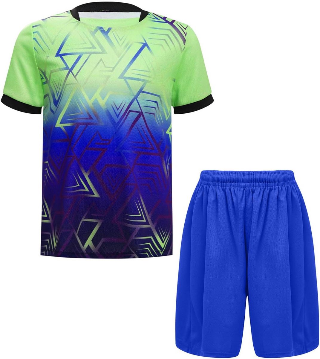 Kinder Sporttenue Set: T-shirt en Korte Broek voor Voetbal, Basketbal en Training