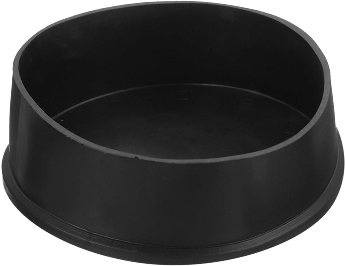 Ronde PVC Afdekdoppen voor Stoelpoten 100 mm Zwart Antislip