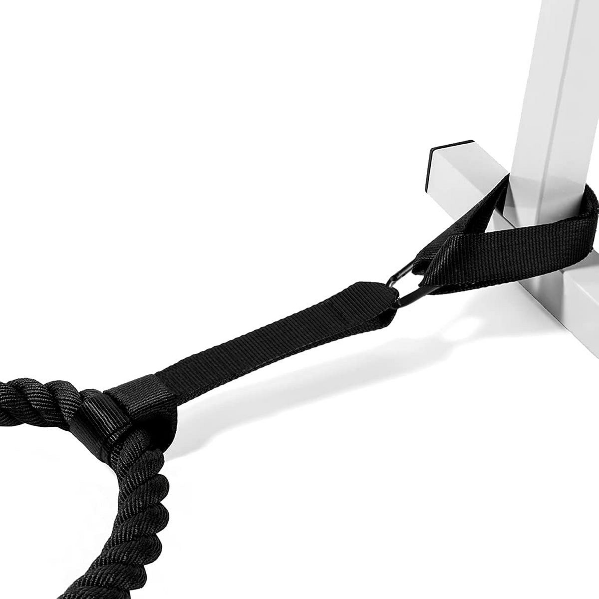 Set 2 Sterke Nylon Ankerriemen met Karabijnhaak voor Fitness Touwen, Schommels en TRX Training