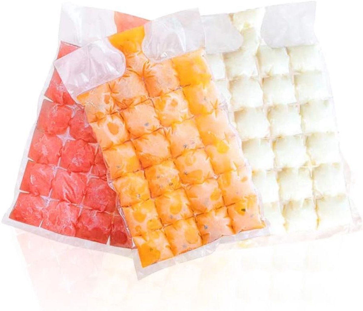 Ijsblokjesvorm - 1200 stuks - ijs en sap - vriezer - ijsballenmaker - duurzaam plastic