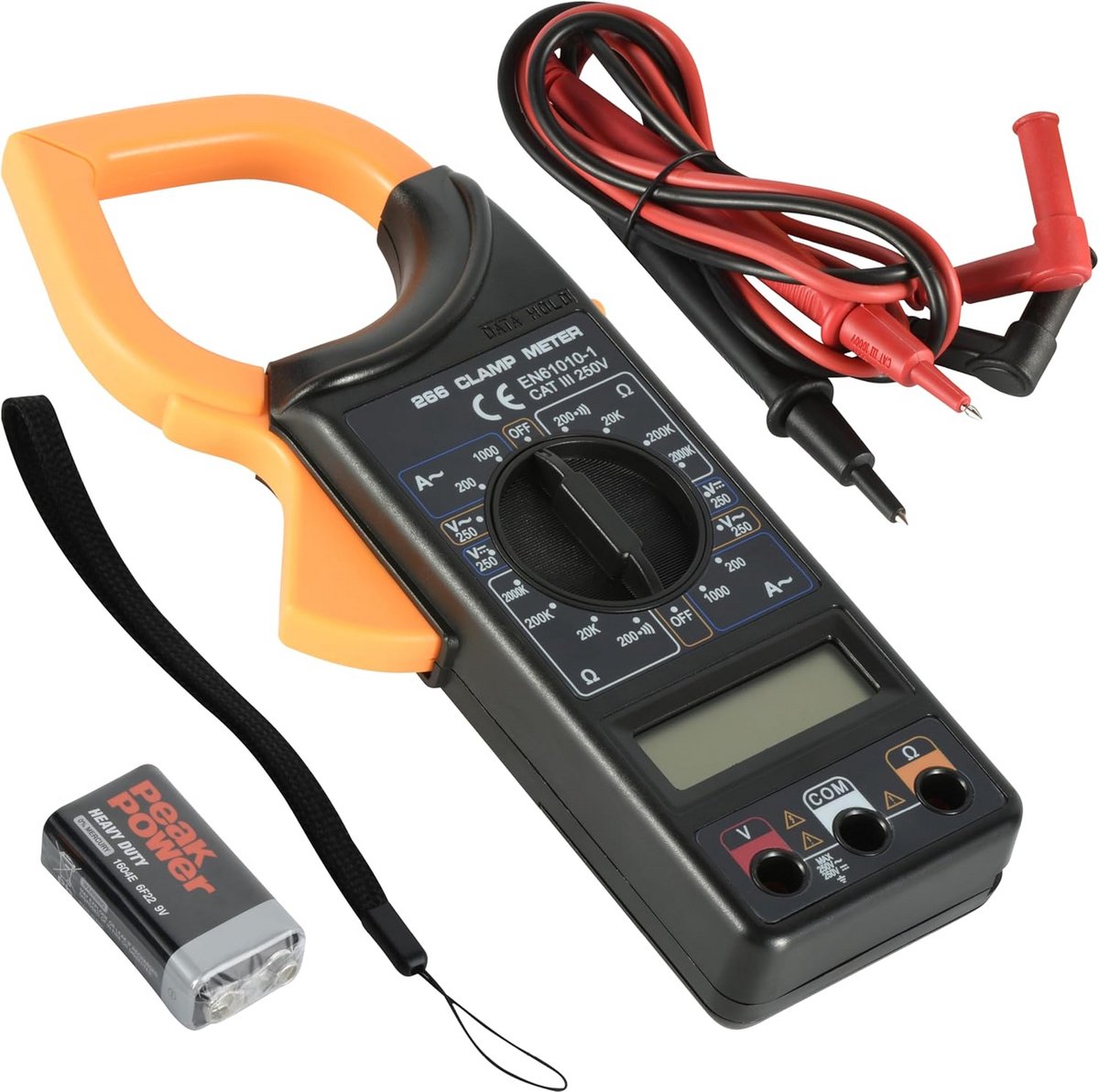 Digitale stroomtangmeter voor nauwkeurige metingen