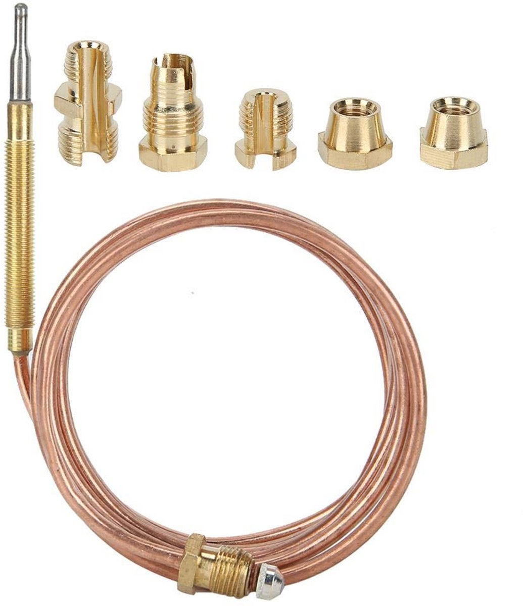 Universeel Thermokoppel voor Gashaard en Verwarming - M9 Draad 600mm