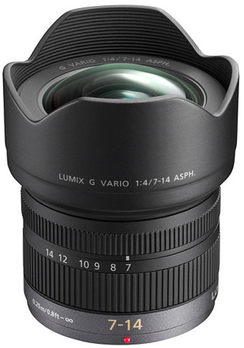Panasonic 7-14 mm - f/4.0 Lumix G - ultragroothoek zoomlens
