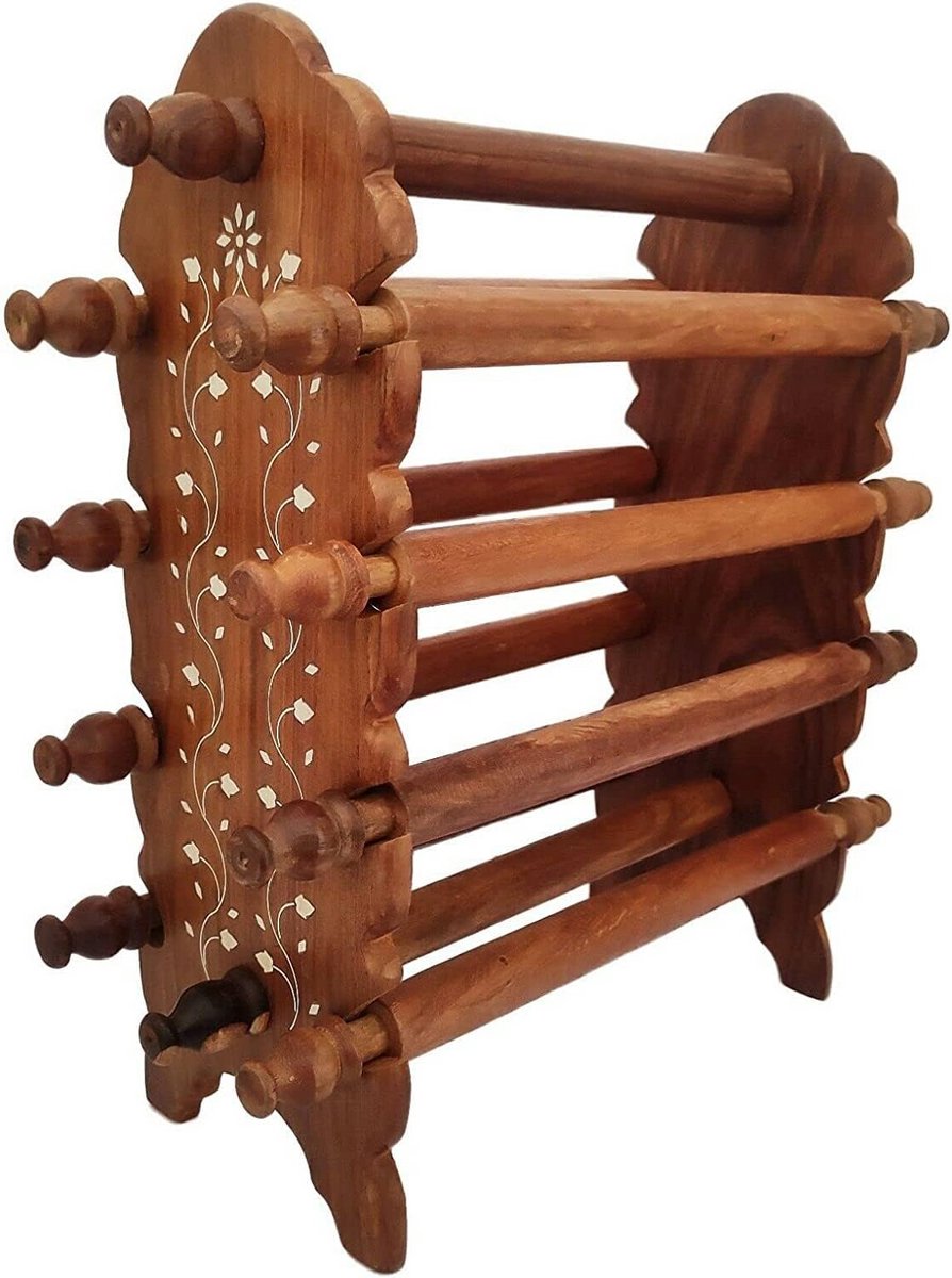 Opvouwbare Houten Armbanden Standaard voor Sieraden - Kast Organizer
