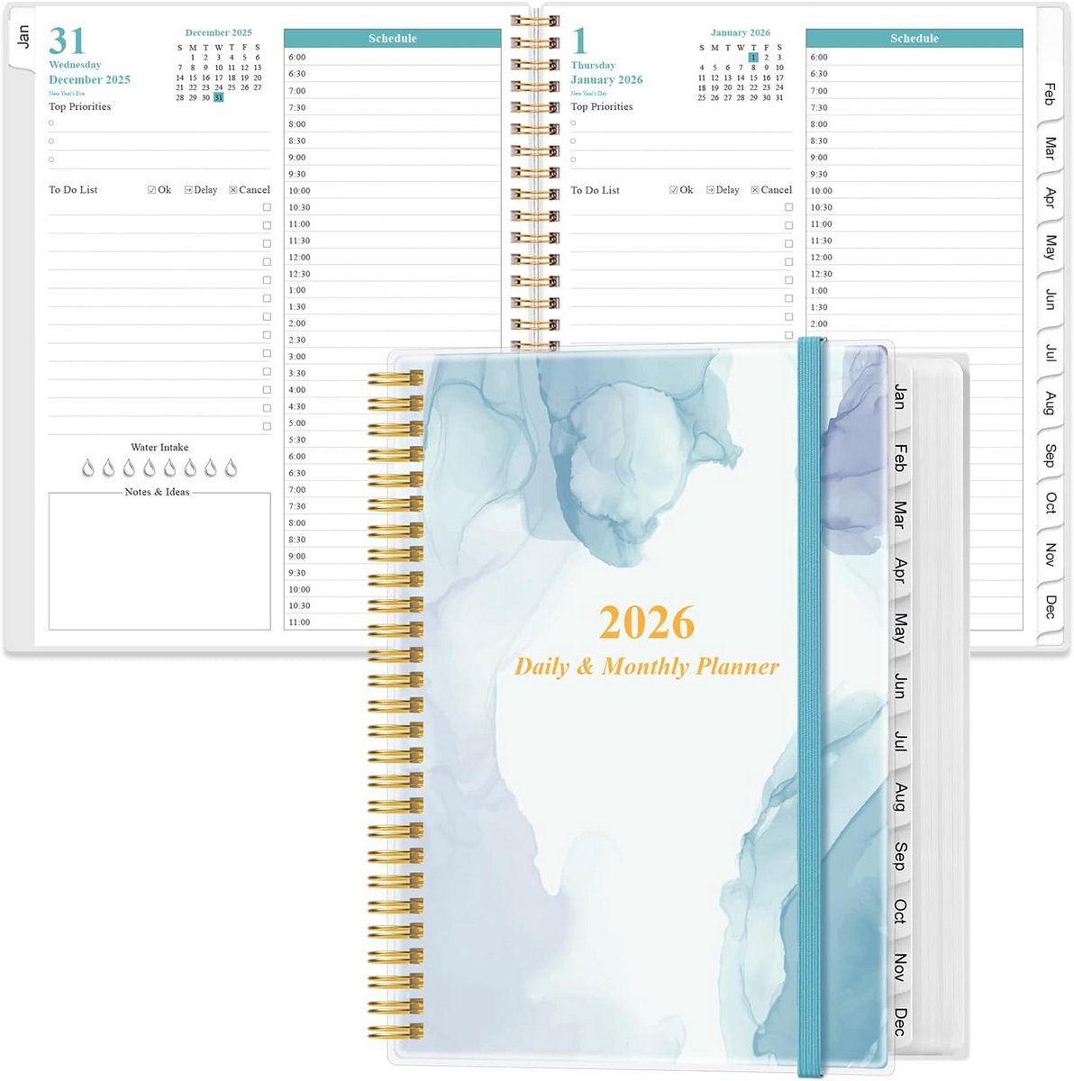 Planner 2024-2025 Dagelijks en Maandelijks Agenda Juli 2024 t/m Juni 2025 A4