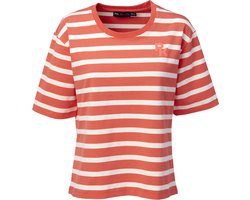 PK International - T- shirt - Oranje - Papaya - Ademend - Loose Fit - Streepjes - Dalmore - Cotton - 158