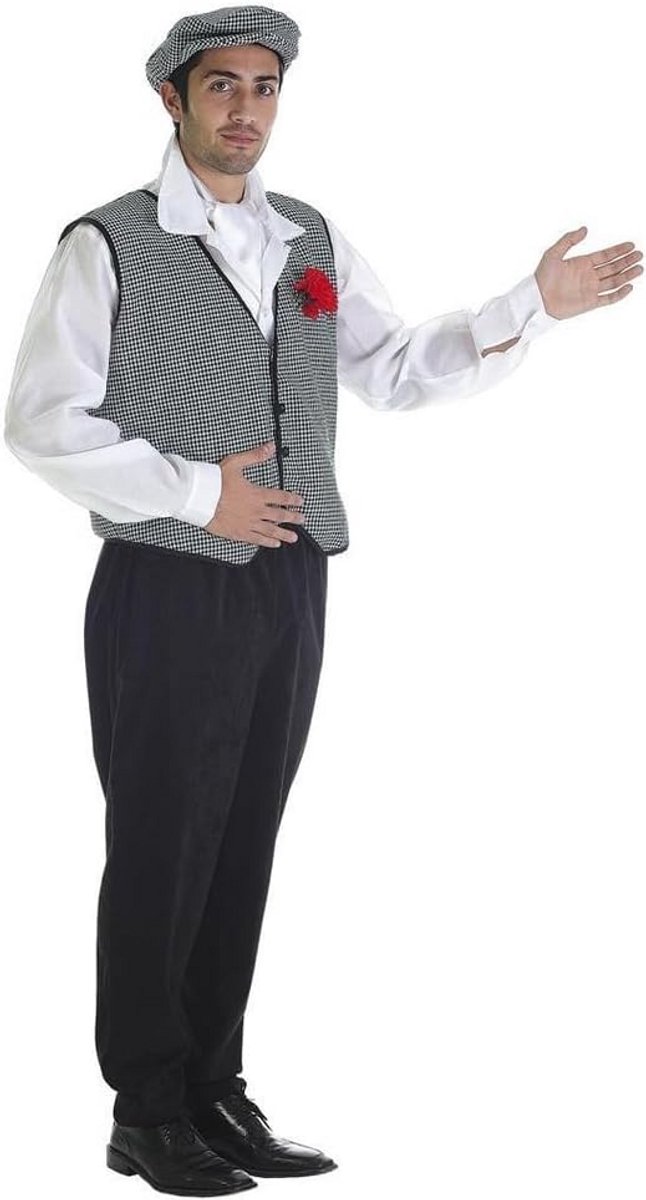 Kostuum voor volwassenen Chulapo Koraalkleurig Feestkleding