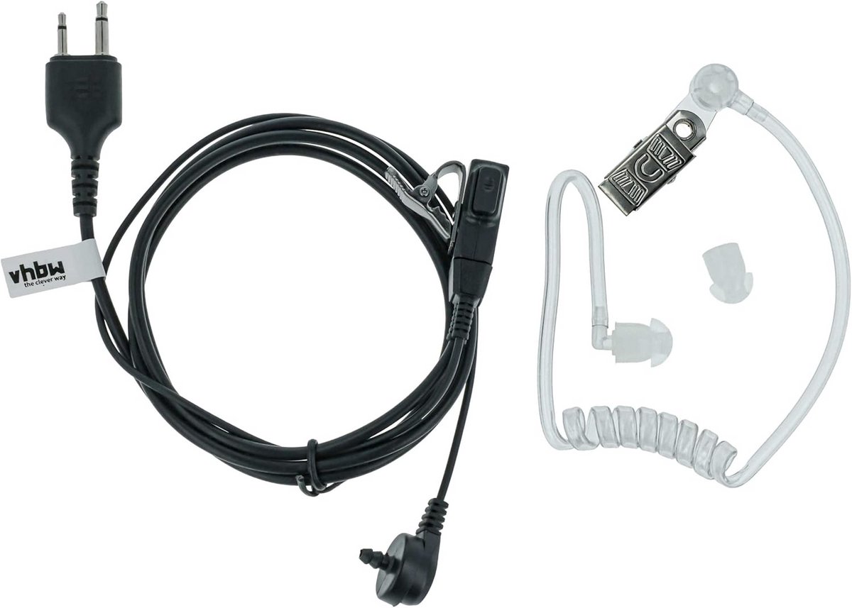Headset met PTT Microfoon voor Portofoon - Geschikt voor Diverse Modellen