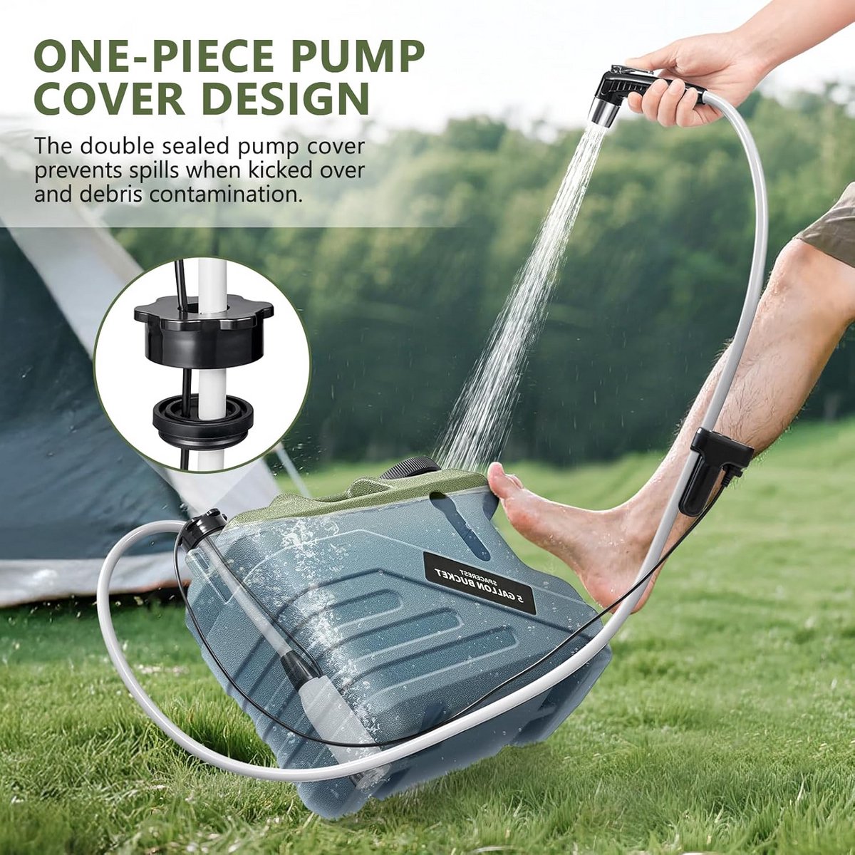 Draagbare Buitendouche voor Camping en Tuin thumbnail 3