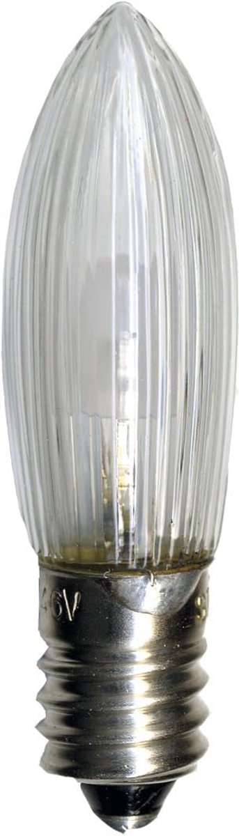 Set van 3 Universele LED Lampjes E10 Warm Wit Vervanging