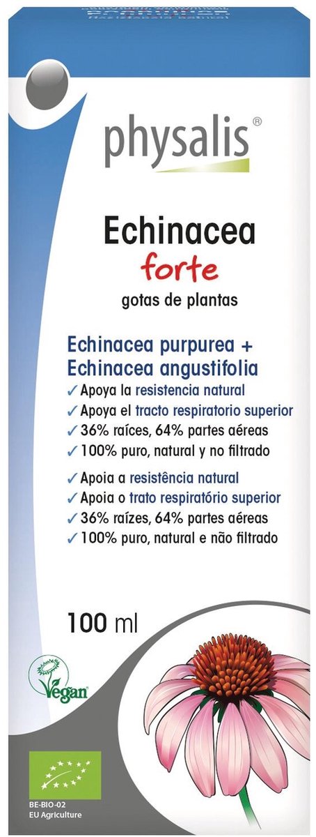 Bol.com Physalis Echinacea forte plantendruppels bio 100 Milliliter aanbieding