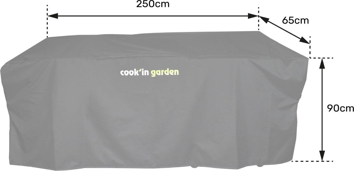 COOK'IN GARDEN - Afdekking voor buitenkeuken FIDGI