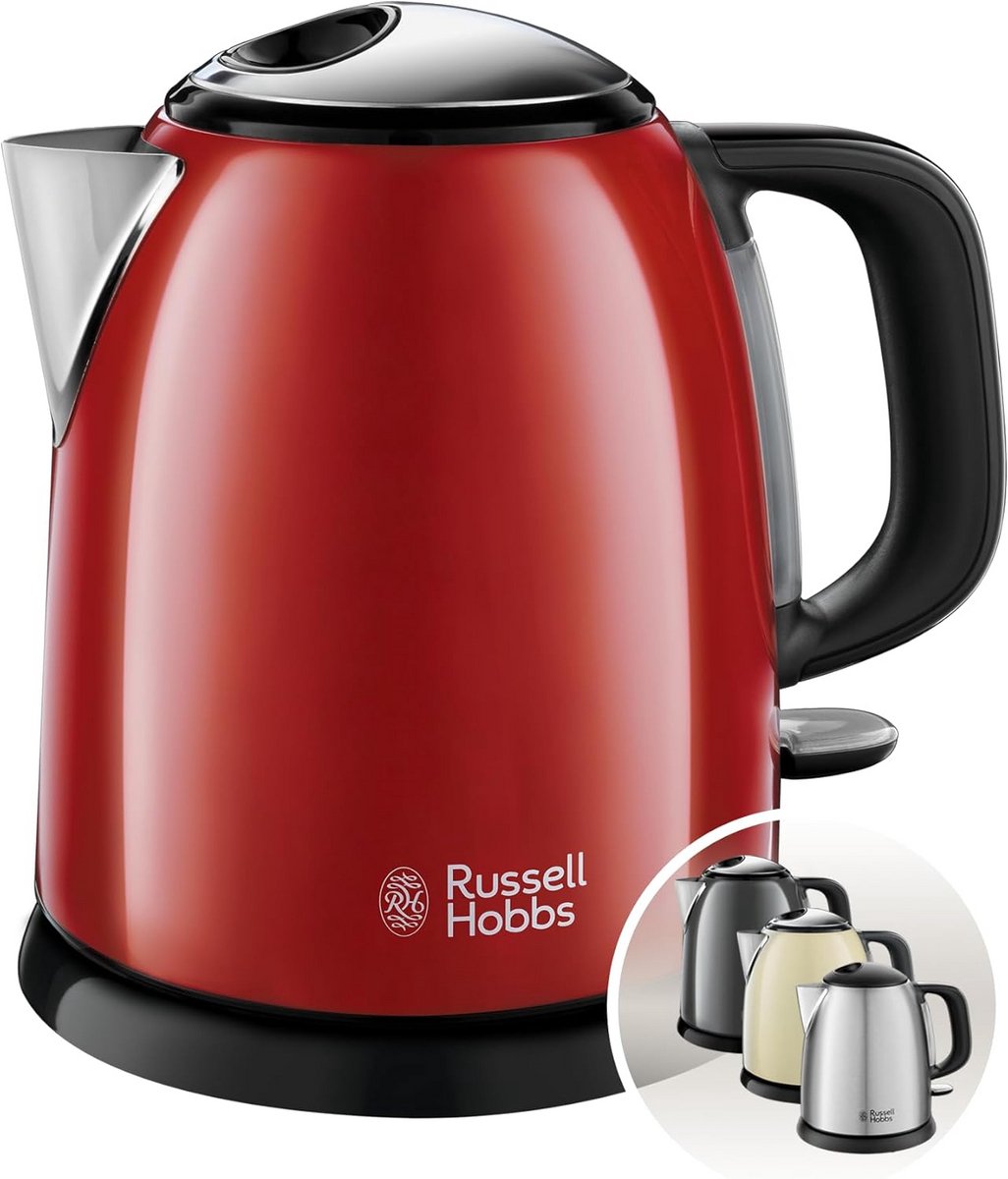 Mini Waterkoker - Snelle Koker - Snel Water Koken - Energie Besparend - 1 Liter - Rood