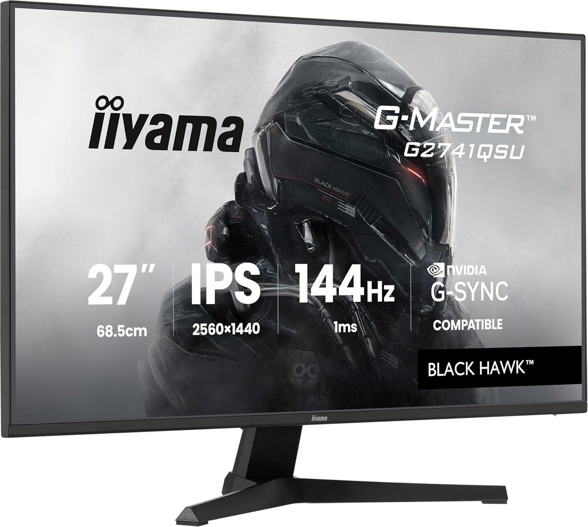 27 inch QHD 144Hz IPS Gaming Monitor met Snelle Responstijd thumbnail 3