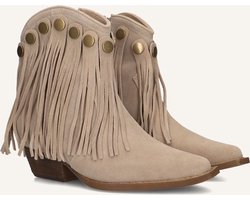 BLASZ Shn3a231-12 Enkellaarsjes - Enkelboots met rits - Dames - Beige - Maat 40