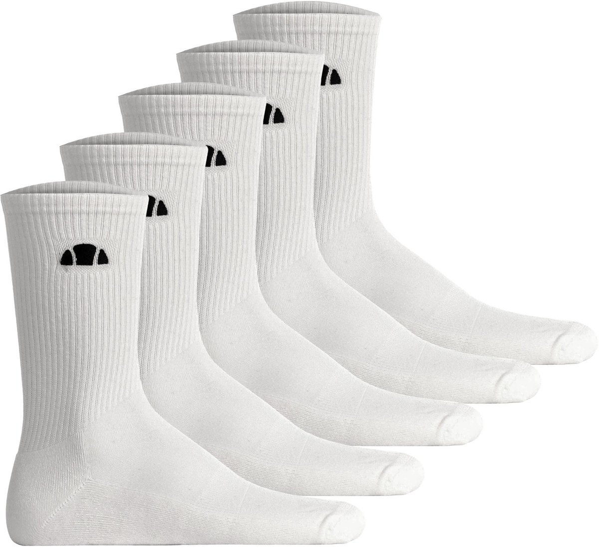Ellesse Sokken ALACRE Crew Socks Set van 5 Wit