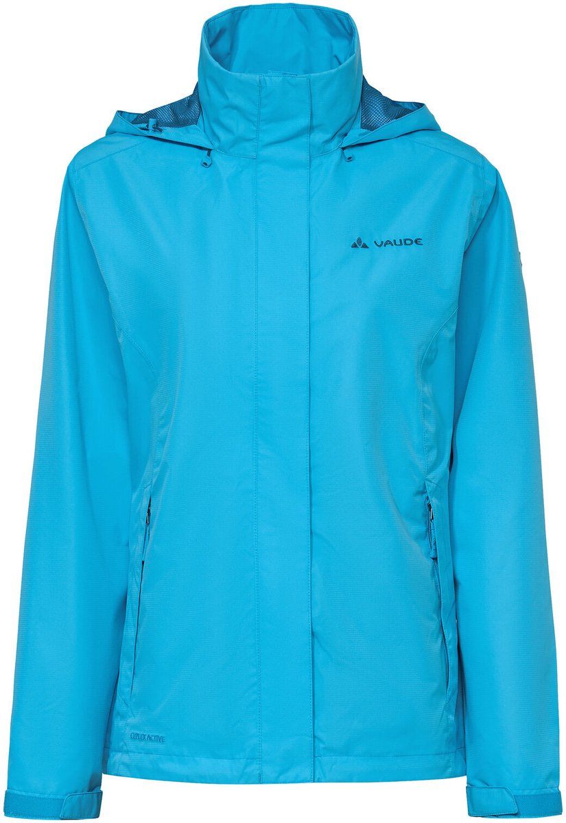 VAUDE Escape Light Jas, Hardshell Jas, Dames Outdoor Sportjassen, Waterdicht, Winddicht, Hardshell, Hooded, Regular fit