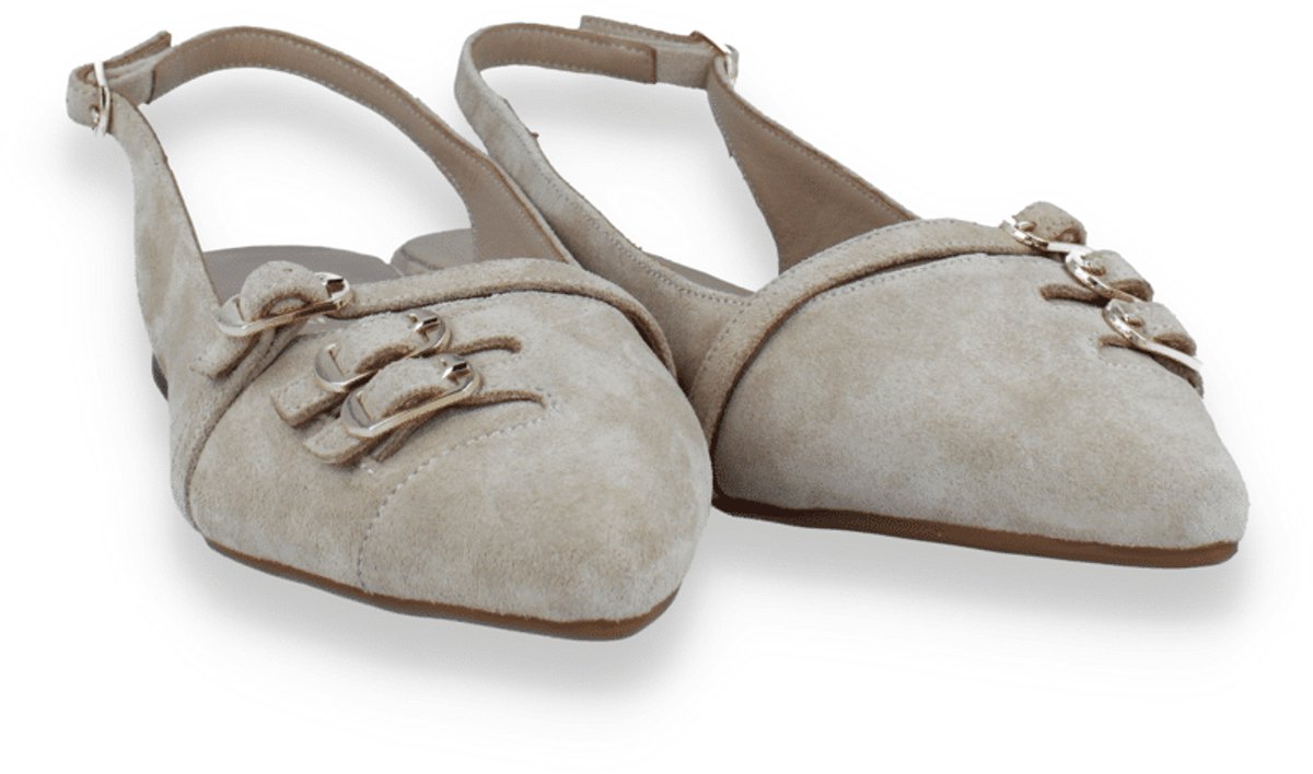 Tango Dames Slingback Duna 4-j Suede | Beige | Maat: 37
